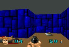 une photo d'Ã©cran de Wolfenstein 3D sur Atari Jaguar